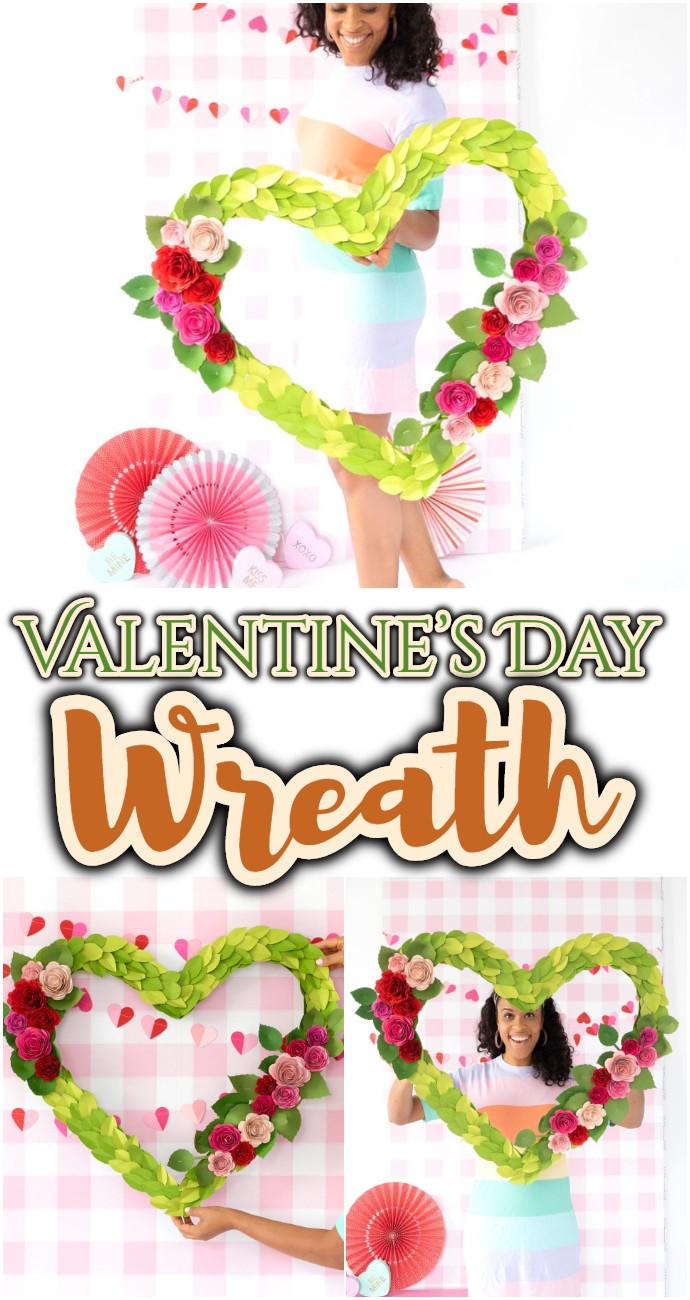 How To Make A Giant Valentine’s Day Wreath