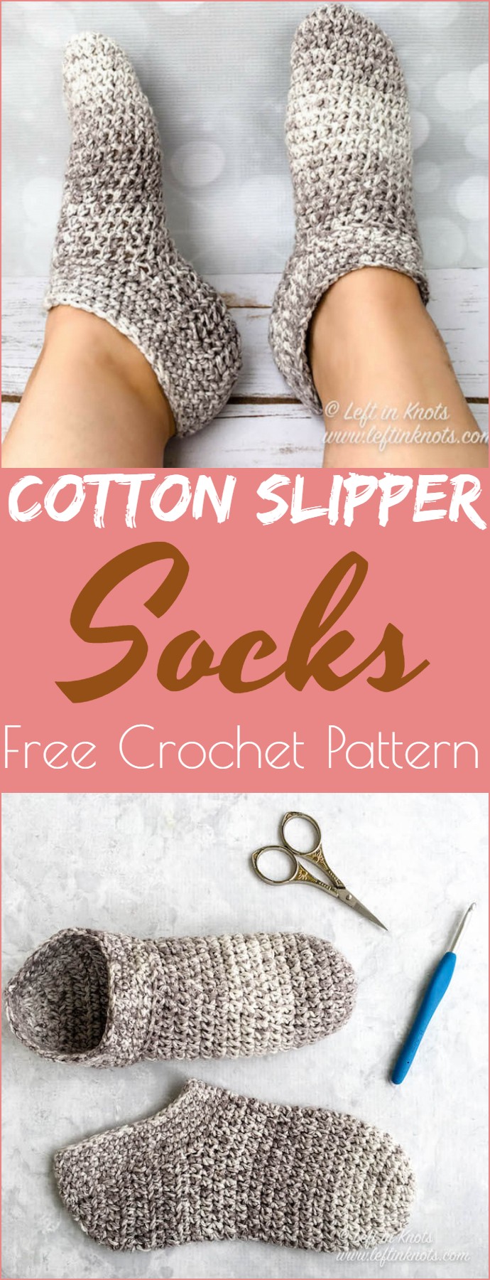 Cotton Slipper Free Pattern