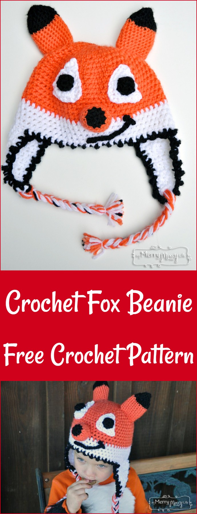 Crochet Fox Beanie Free Crochet Pattern