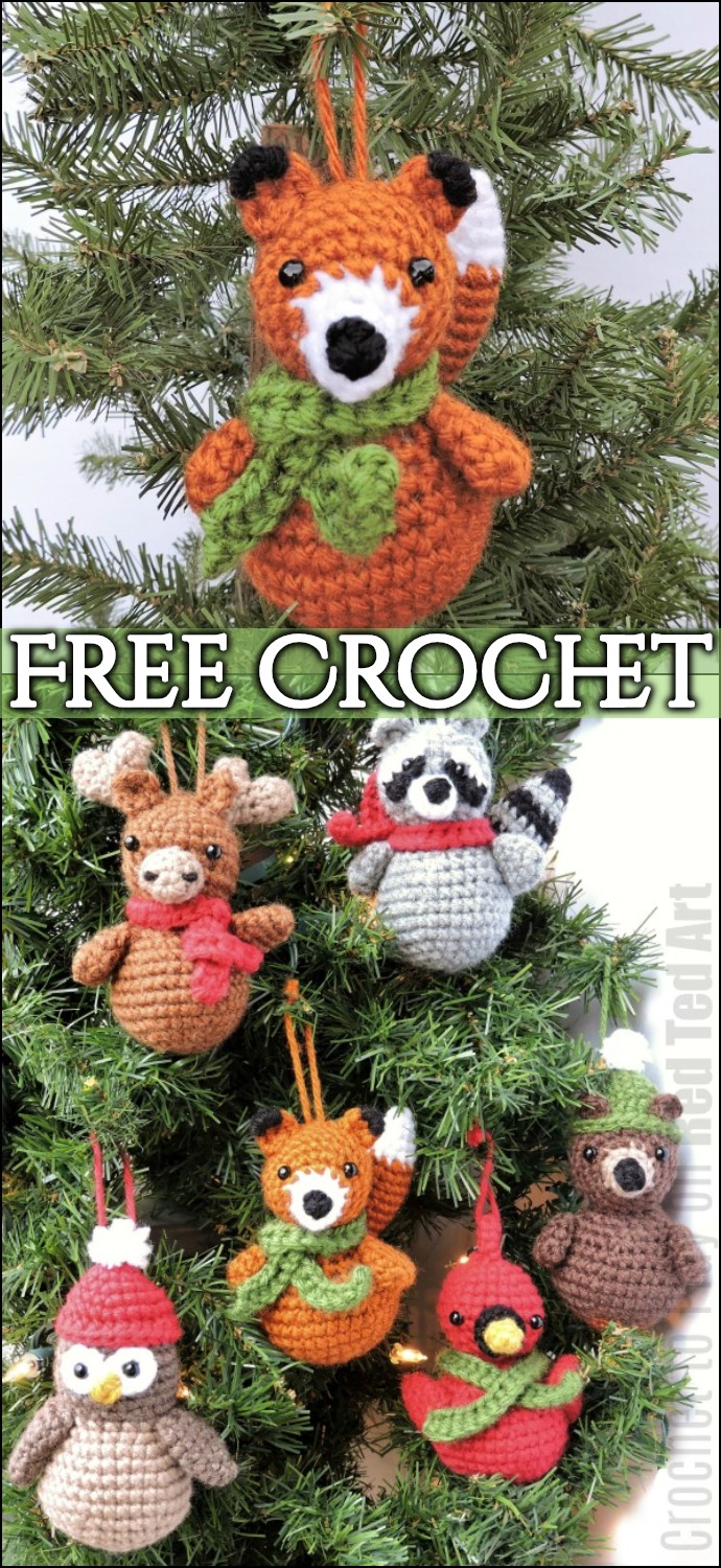 Free Crochet Fox Ornament