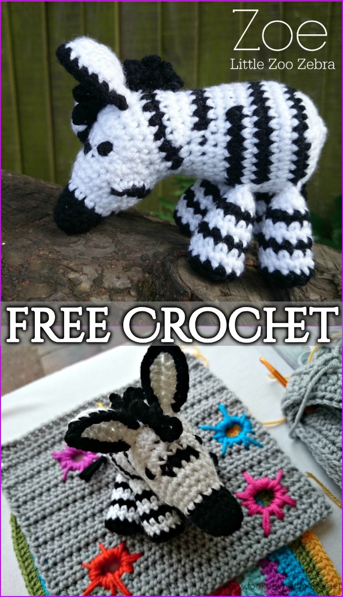 Zoe The Free Crochet Zebra