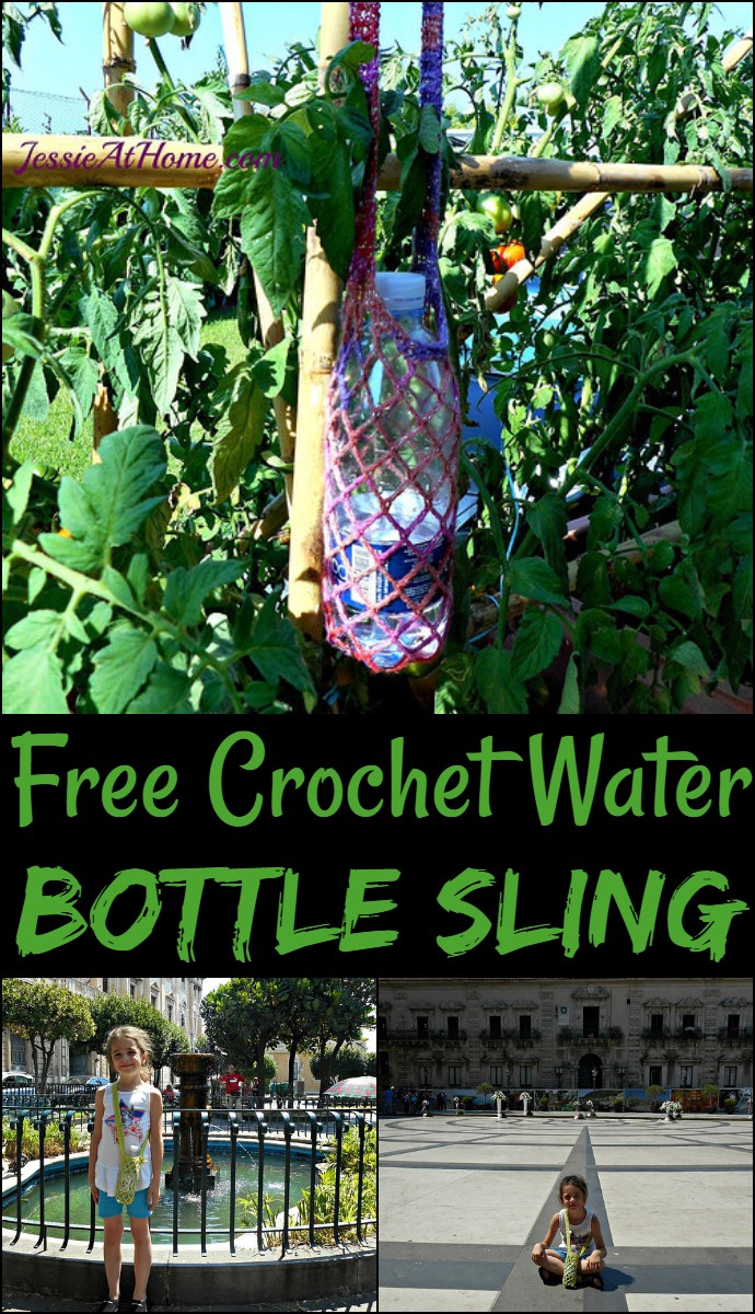 Free Crochet Water Bottle Sling