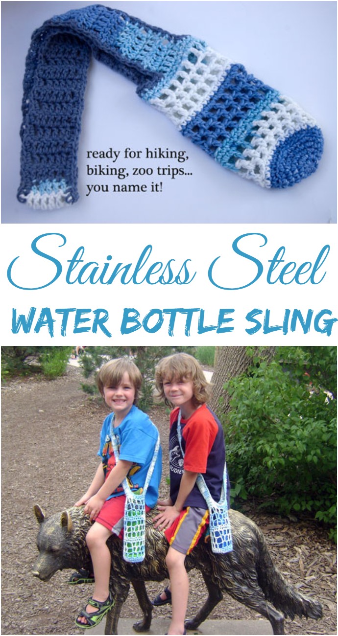 Stainless Steel Water Bottle Sling