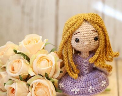 Aurora The Princess Crochet Doll Free Pattern