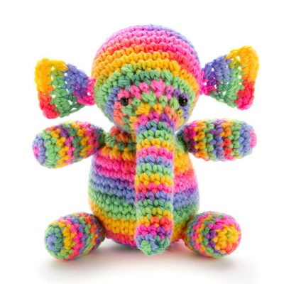 Colorful Elephant Crochet Pattern
