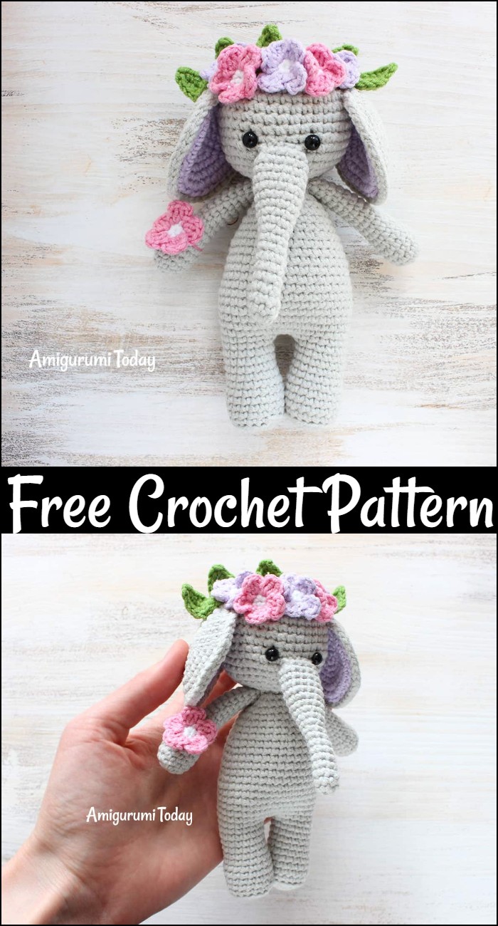 Cuddle Me Elephant Crochet Pattern
