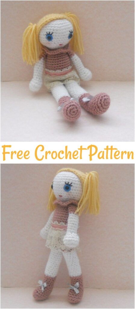 34 Free Crochet Doll Patterns - DIY Crafts