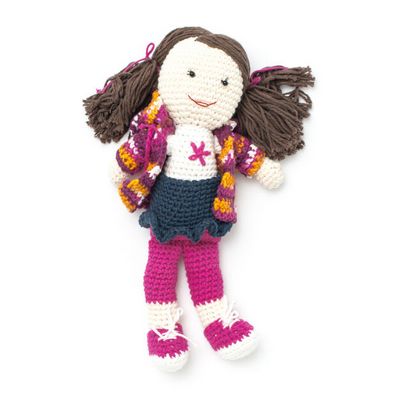 Free Crochet Back To School Lily Doll Pattern