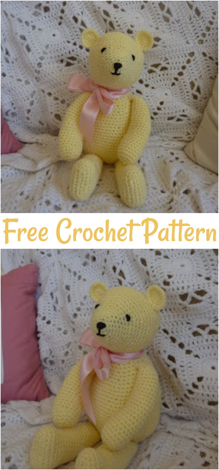 Free Crochet Buttercup Bear