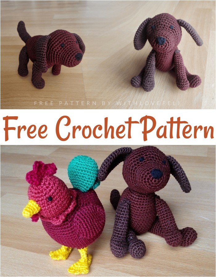 Free Pattern Dog For Chinese New Year
