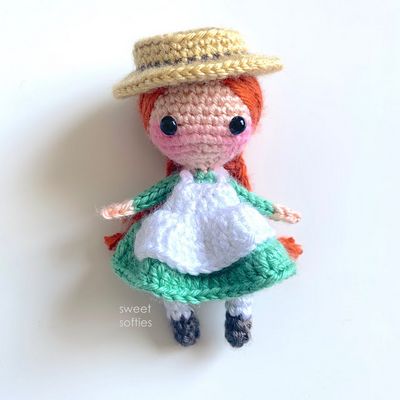 Green Gables Crochet Doll Free Pattern