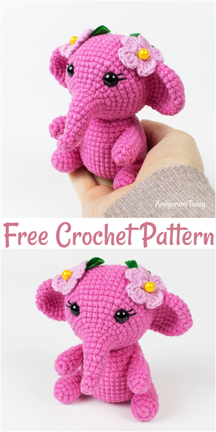 Pink Elephant Crochet Pattern
