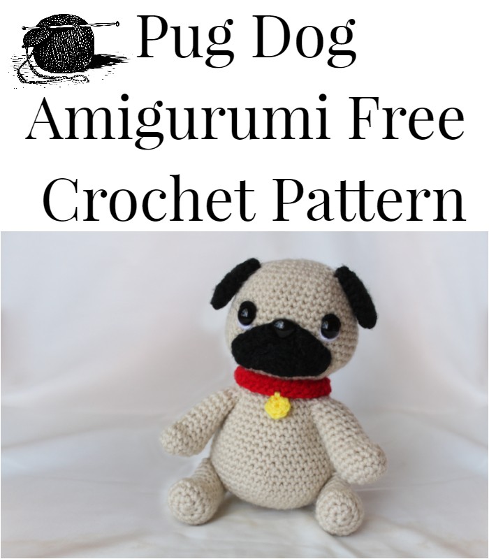 Pug Dog Amigurumi Free Crochet Pattern