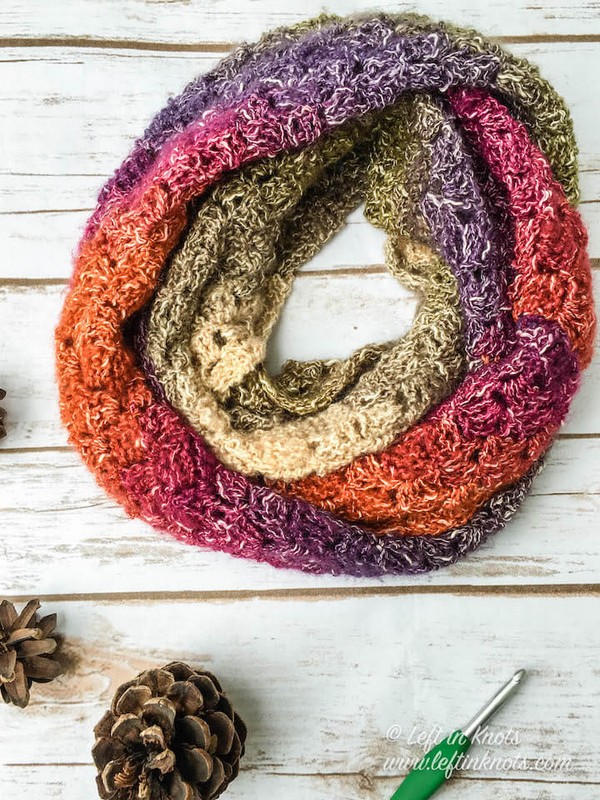 Crochet Eventide Infinity Scarf