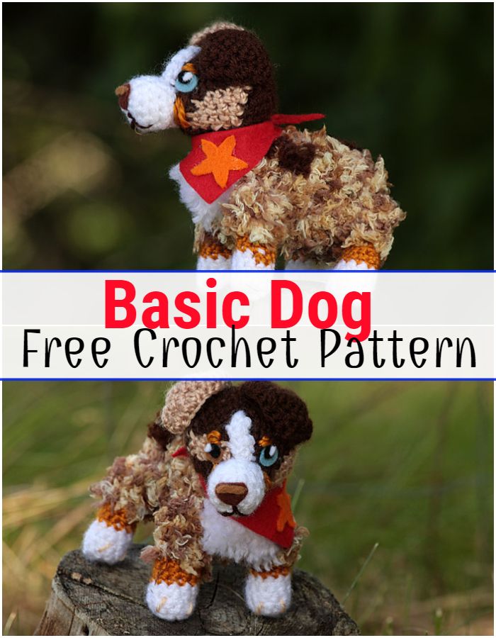 Basic Dog Free Crochet Pattern