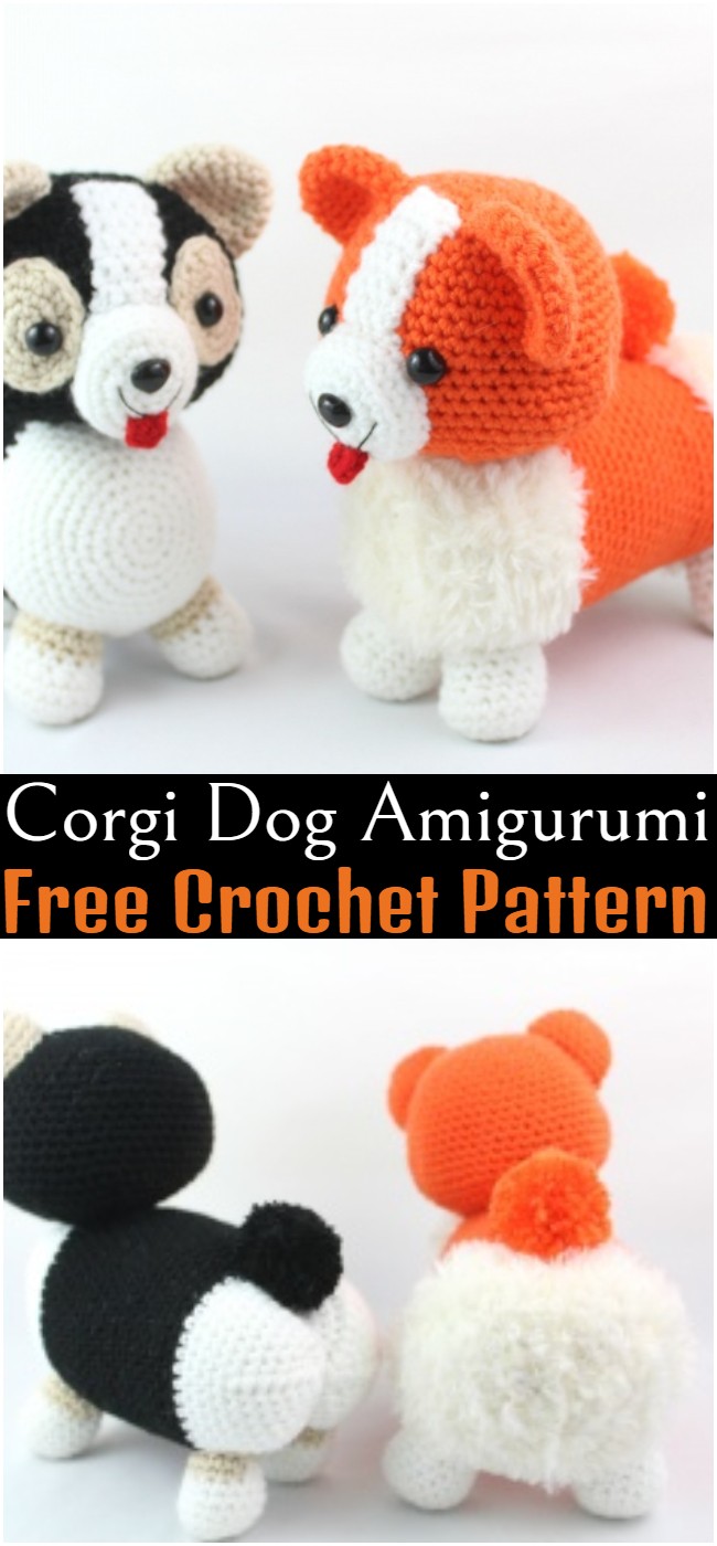Crochet Corgi Dog Amigurumi Pattern