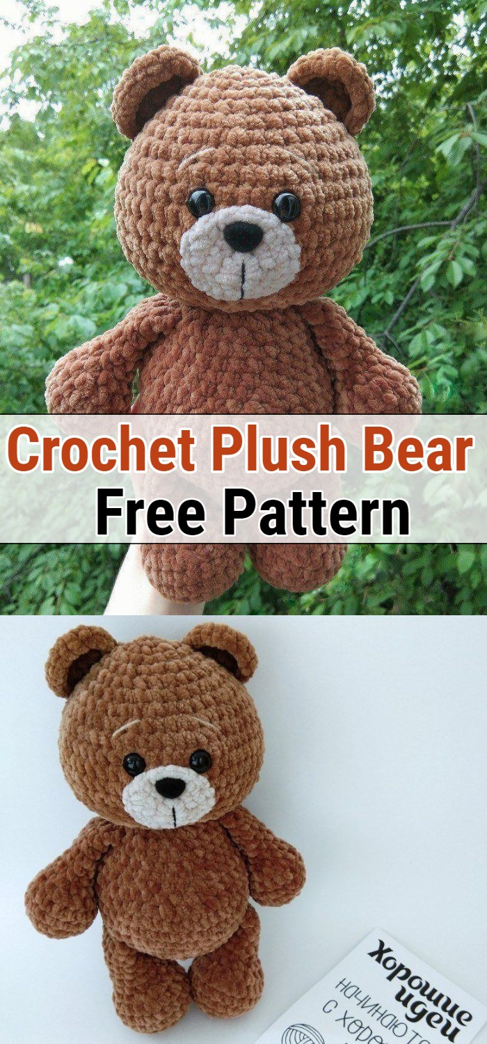 Crochet Plush Bear Free Pattern