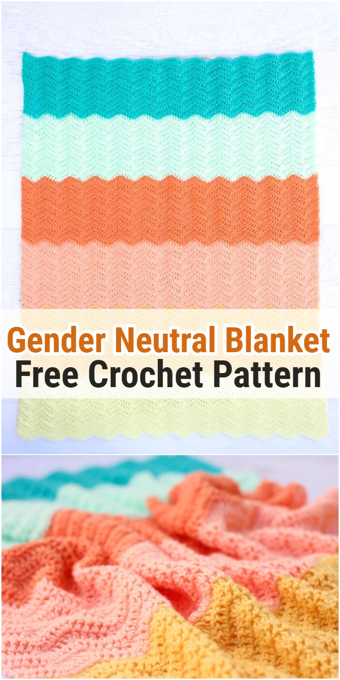 Gender Neutral Crochet Baby Blanket