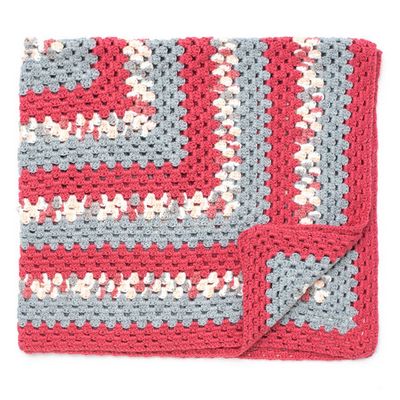 Free Crochet Big Granny Baby Blanket Pattern