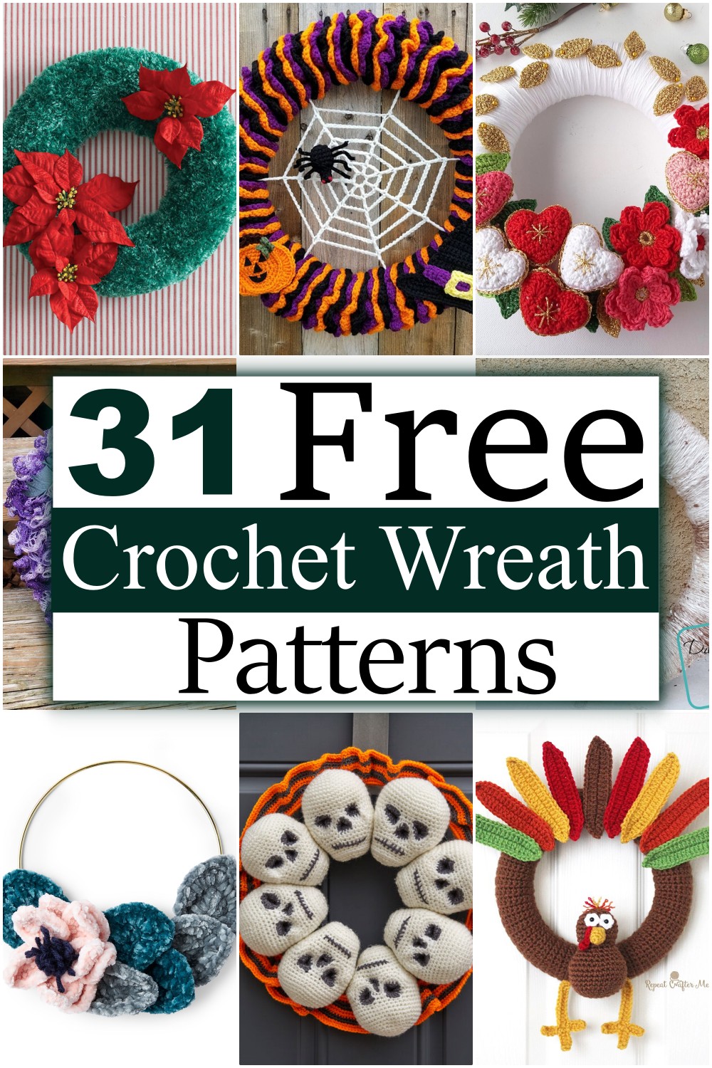 31 Free Crochet Wreath Patterns 