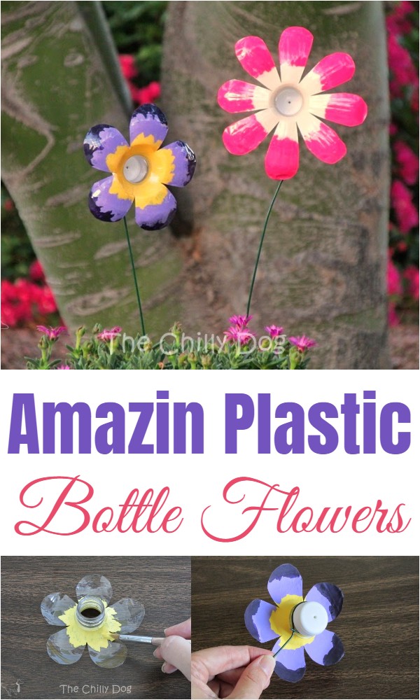 Amazin Plastic Bottle Flowers