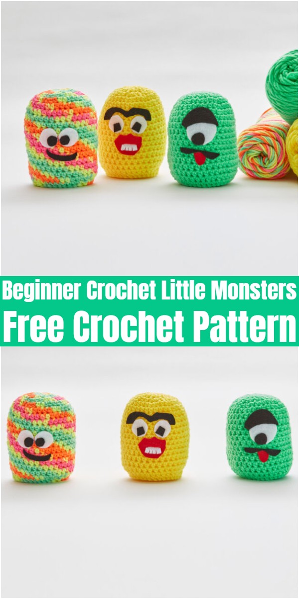Little Crochet Monster Pattern Free