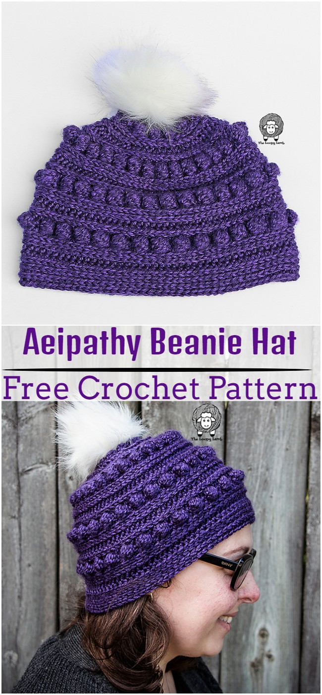 Crochet Aeipathy Beanie Hat Pattern
