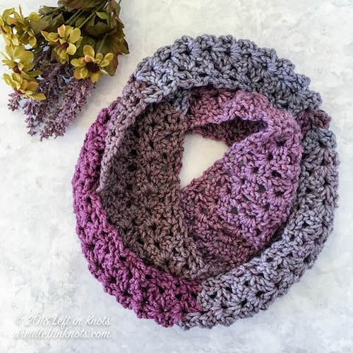 Crochet Berry Infinity pattern