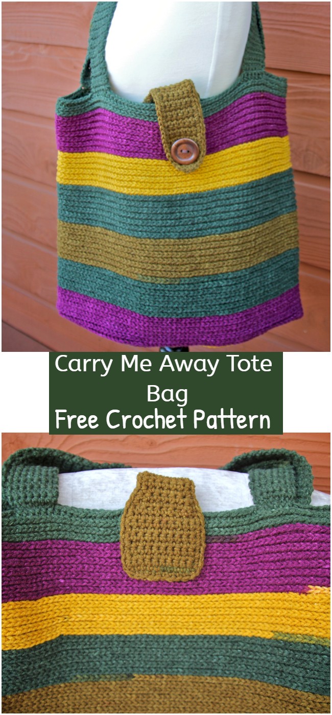 Crochet Carry Me Away Tote Bag Pattern