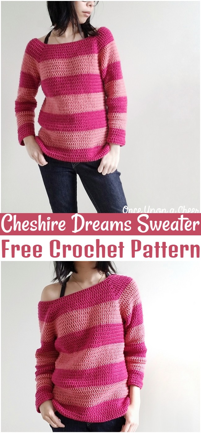 Crochet Cheshire Dreams Sweater Pattern