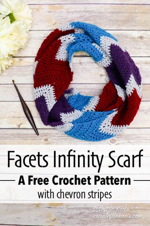 Crochet Facets Scarf Pattern