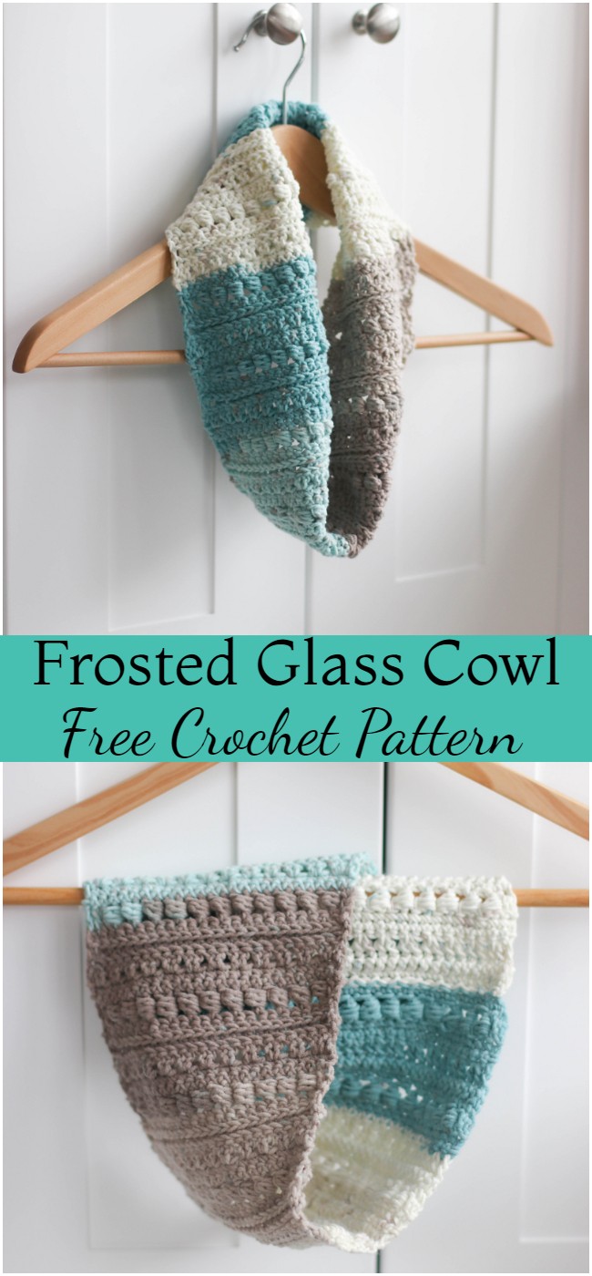 Crochet Frosted Glass Cowl Pattern