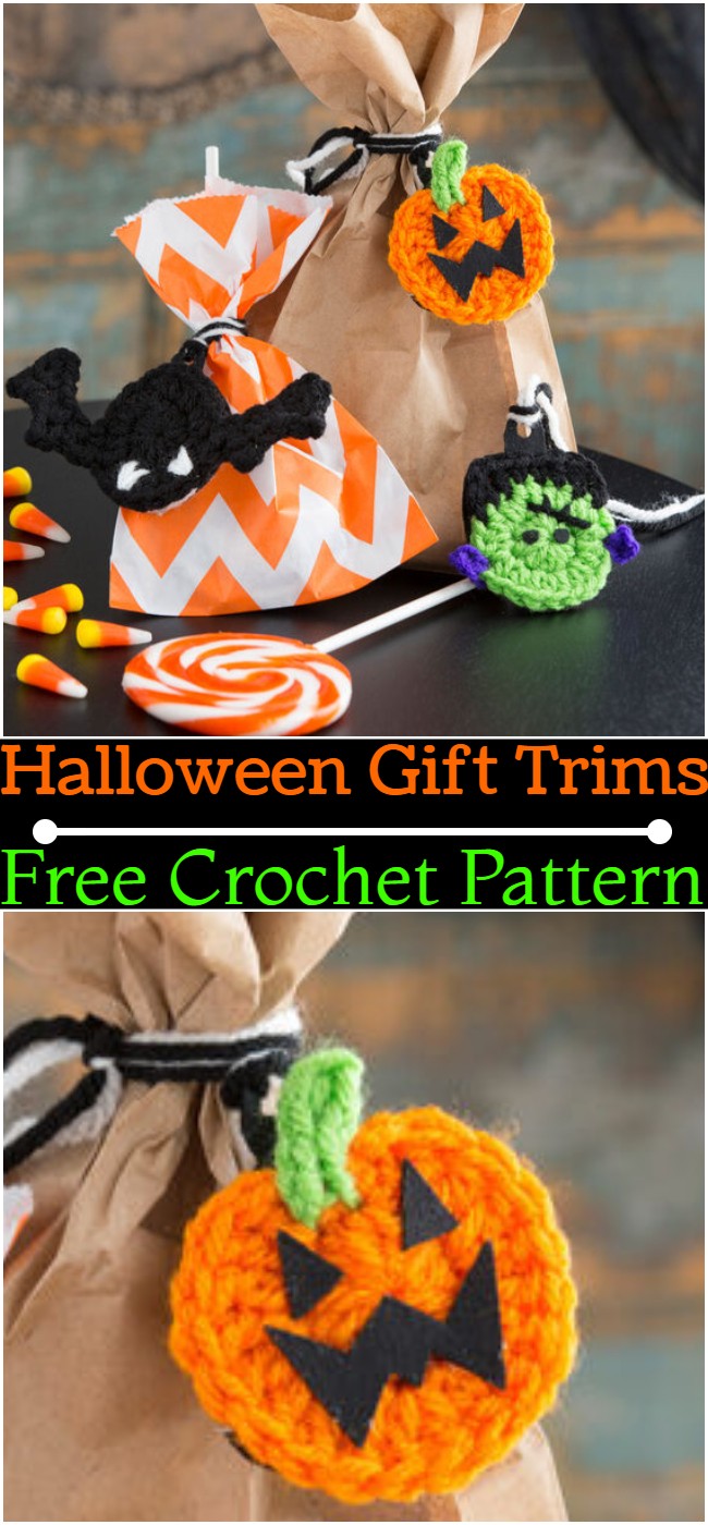 Crochet Halloween Gift Trims Pattern