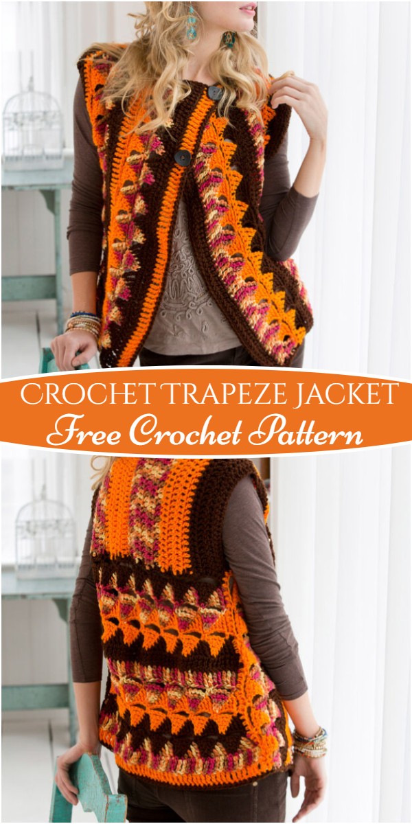 Crochet Trapeze Jacket