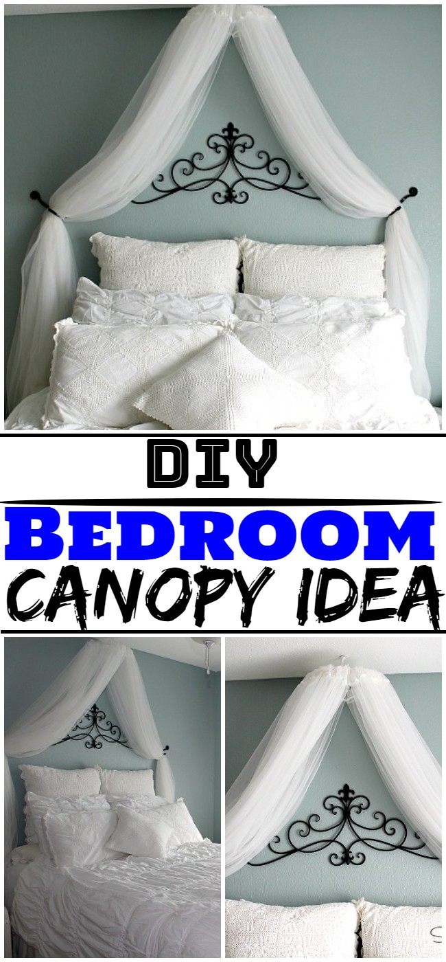 DIY Bedroom Canopy Idea