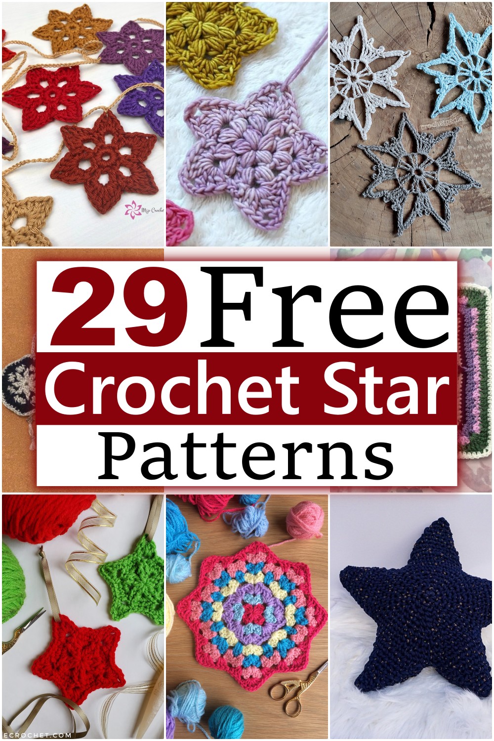 29 Free Crochet Star Patterns