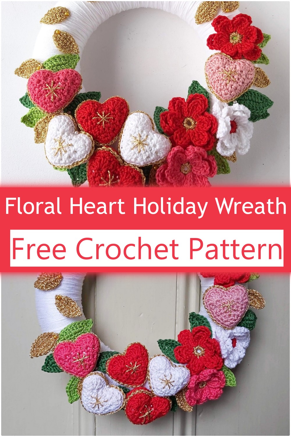 Crochet Christmas Door Wreath Pattern Free