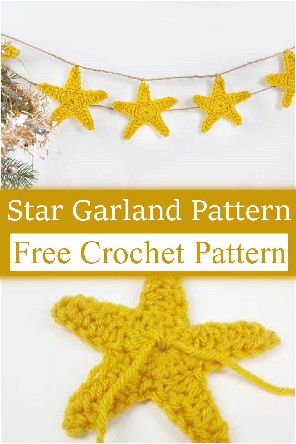 Crochet Star Garland Pattern