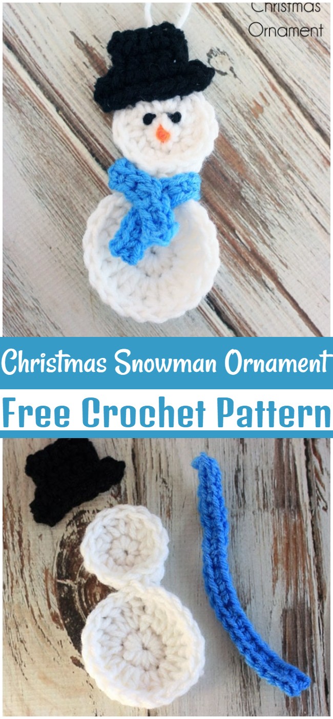 Christmas Snowman Ornament Pattern