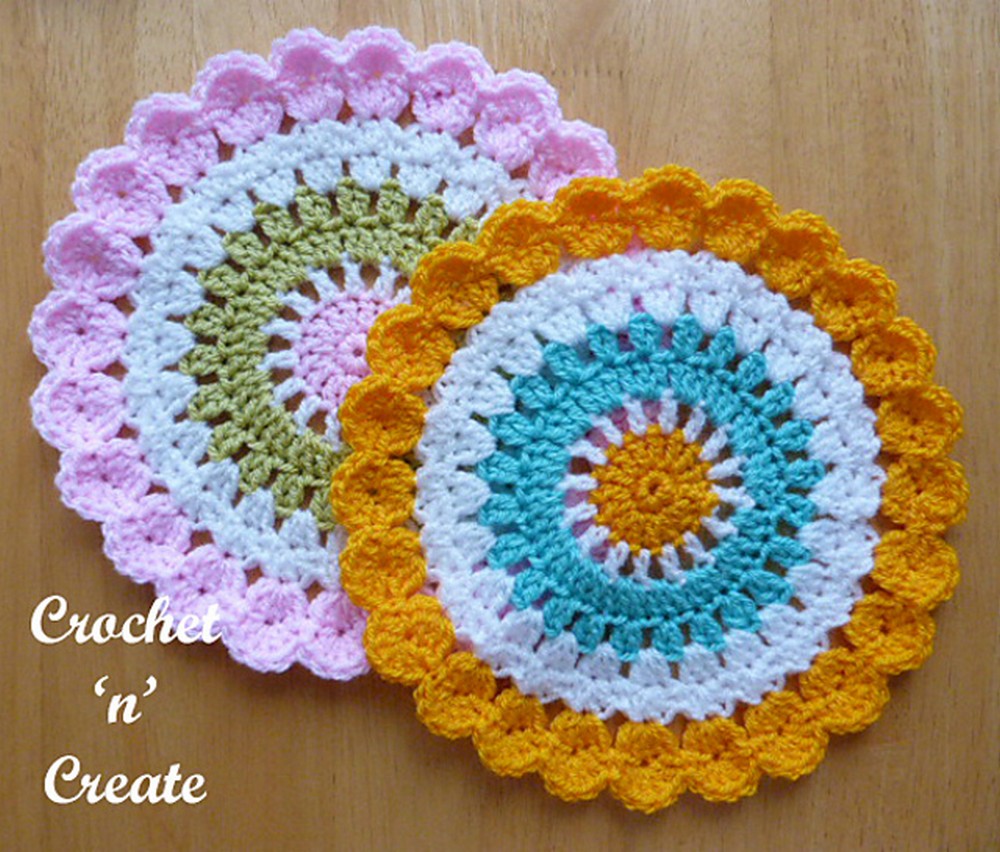 Mandala Table Mat To Crochet