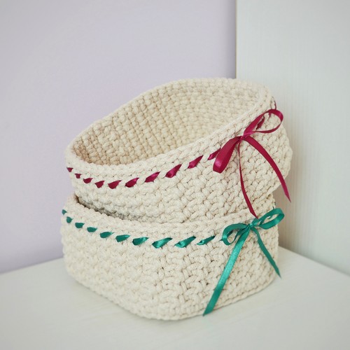 Crochet Basket Candy Pattern