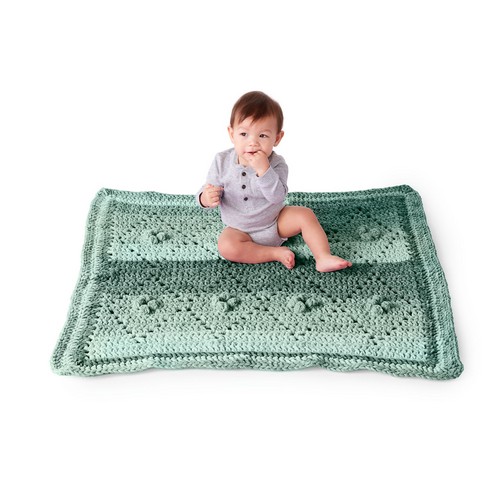 Crochet Diamond Filet Blanket Pattern