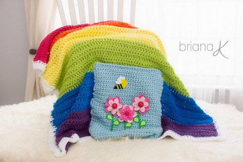 Rainbow Crochet Blanket