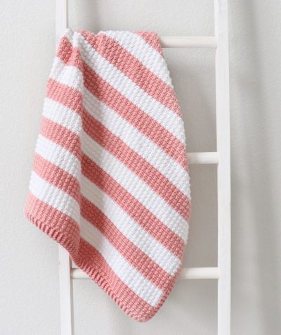 Fruity Stripes Crochet Baby Blanket Free Pattern