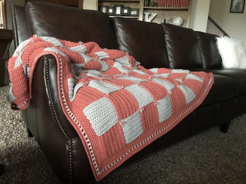 Sofa Crochet Blanket Pattern