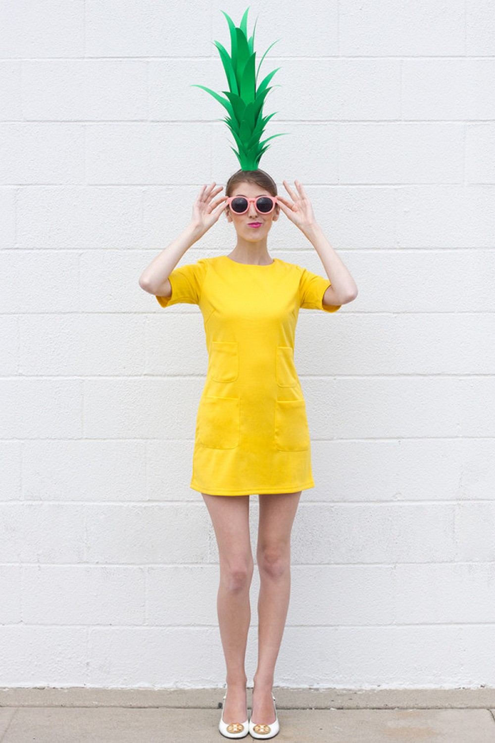 DIY Pineapple Costume With Headband