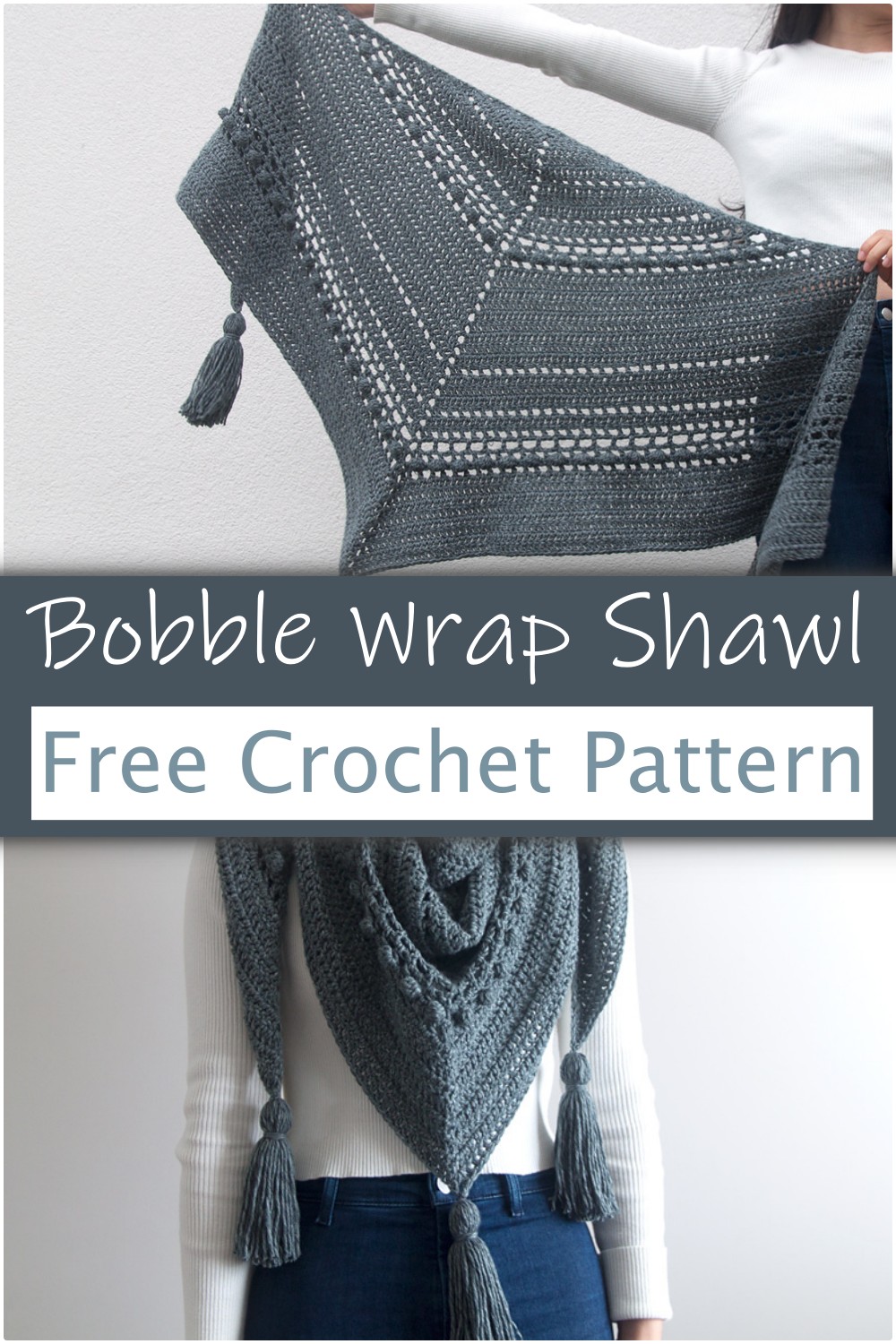 Bobble Wrap Shawl Crochet Pattern