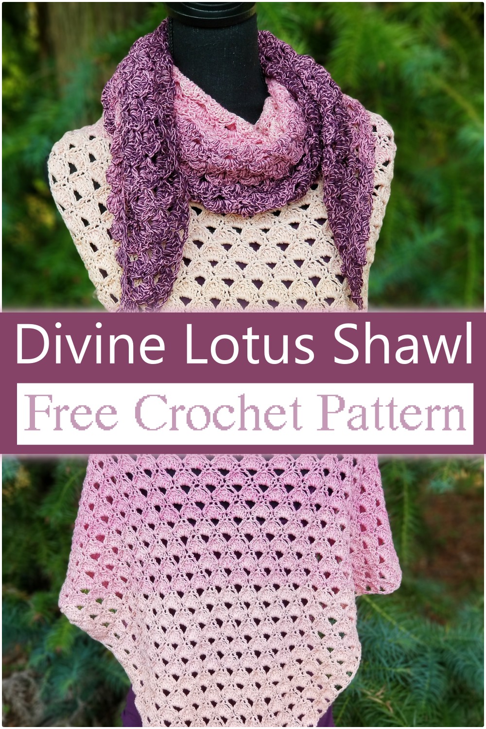Divine Lotus Shawl To Crochet