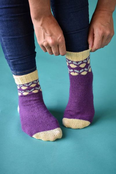 Lemon Drop Socks Crochet Pattern