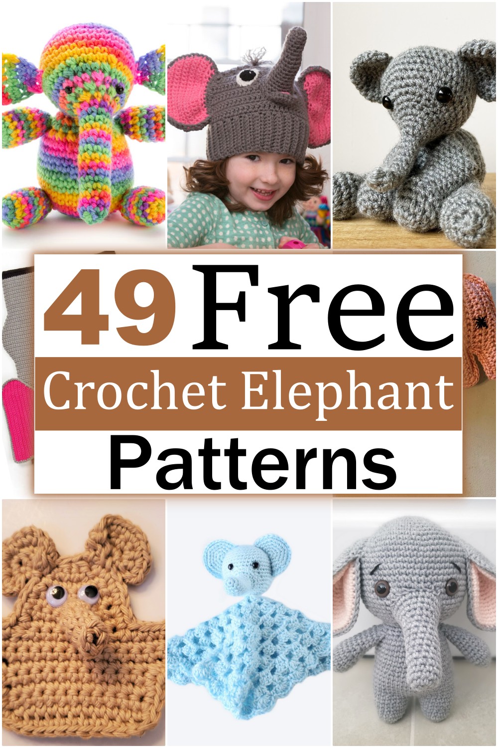 50 Free Crochet Elephant Patterns